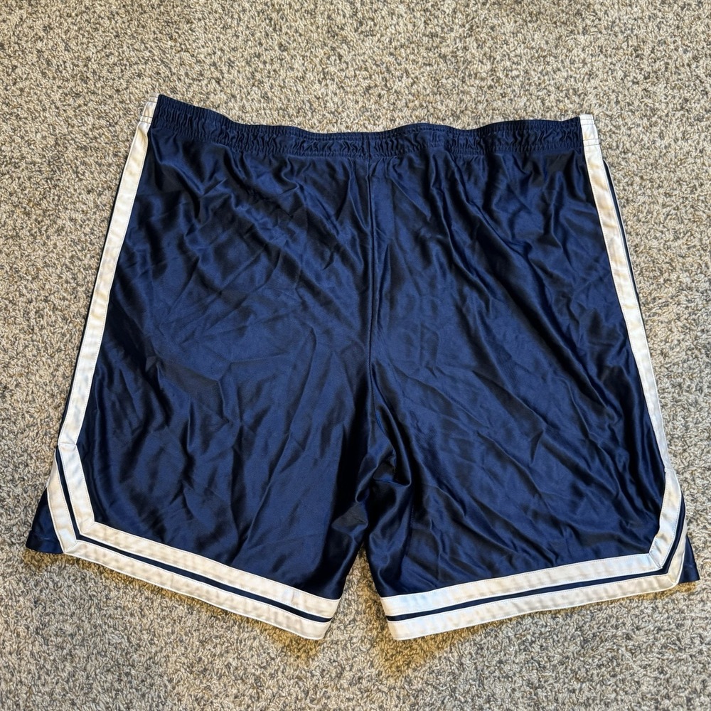 C9 By Champion Vintage Rare Basketball Shorts Shiny Dazzle Silky Navy XL - Picture 3 of 6